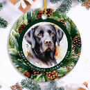 Search for black labrador ornaments Dog