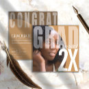 Search for brown and gold graduation invitations Modern elegant