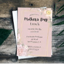 Search for mothers day lunch invitations Watercolor flower