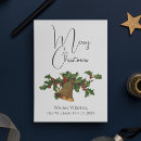 Search for vintage bells christmas cards Mistletoe