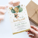 Search for teddy bear baby shower invitations Baby on the way