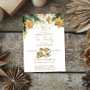Search for poinsettia bridal shower invitations Gold
