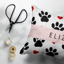 Search for heart pillowcases Animal paws