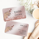 Search for rose gold foil business cards Girly