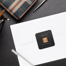 Search for black and gold monogram stickers Thank you