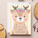 Recherche de oh deer birthday invitations Cerf