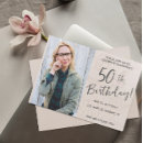 Search for photo 50th birthday invitations Floral