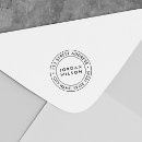 Search for circular border rubber stamps Modern