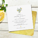 Search for lemon yellow wedding invitations Lemons