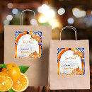 Recherche de orange bleu autocollants Pour elle