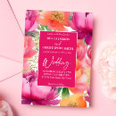 Search for pink and orange wedding invitations Elegant