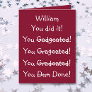 Search for graduate name cards School