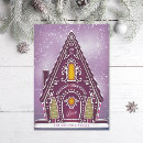 Search for gingerbread photo cards Illustration