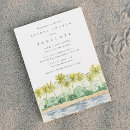 Search for palm tree bridal shower invitations Modern