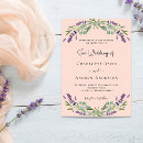 Search for purple floral wedding invitations Eucalyptus
