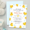 Search for yellow duck baby shower invitations Gender neutral