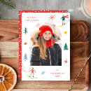 Search for skier christmas cards Modern