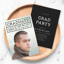Search for photo grid invitations Modern
