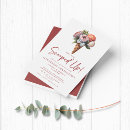 Search for scooped up bridal shower invitations Floral ice cream cone