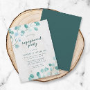 Search for eucalyptus engagement party invitations Modern
