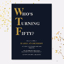 Search for blue and gold 50th birthday invitations Adult birthday party