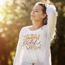 Search for thankful grateful blessed tshirts Typography