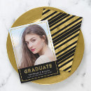 Recherche de glam graduation invitations Noir