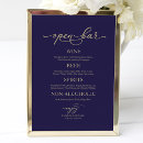 Search for open bar reception party drink menus Calligraphy