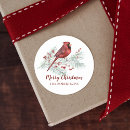 Search for red cardinal stickers White