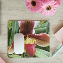 Recherche de orchidée rouge tapis souris Floral