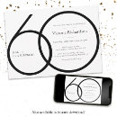 Search for chic 60th birthday invitations Classy