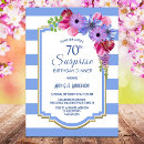 Search for 70th dinner birthday invitations Elegant