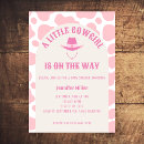 Recherche de western baby shower fille invitations Cowgirl