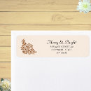 Search for ecru return address labels Flower