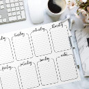Search for tear away notepads Weekly