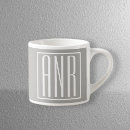 Recherche de gris clair blanc tasses Élégant