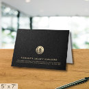 Search for client cards Black and gold