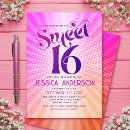 Search for pink sweet 16 invitations Boho