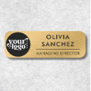 Search for gold name tags Promotional items