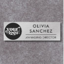 Recherche de silver name tags Logo