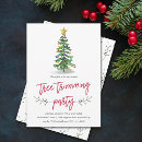 Search for tree trimming invitations Festive