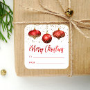Search for red ornament stickers Red and gold