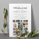 Search for memorial collage invitations Celebration of life