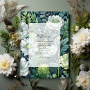 Search for green and silver wedding invitations Floral