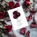 Search for burgundy and silver wedding invitations Vintage