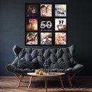 Search for 50th birthday art Photo collage