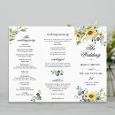 Search for sunflower wedding programs Country