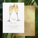 Search for champagne toast engagement party invitations Engaged