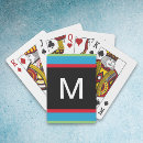 Recherche de impression jeux de cartes Monogrammé