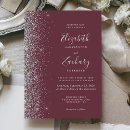 Search for burgundy and silver weddings Elegant